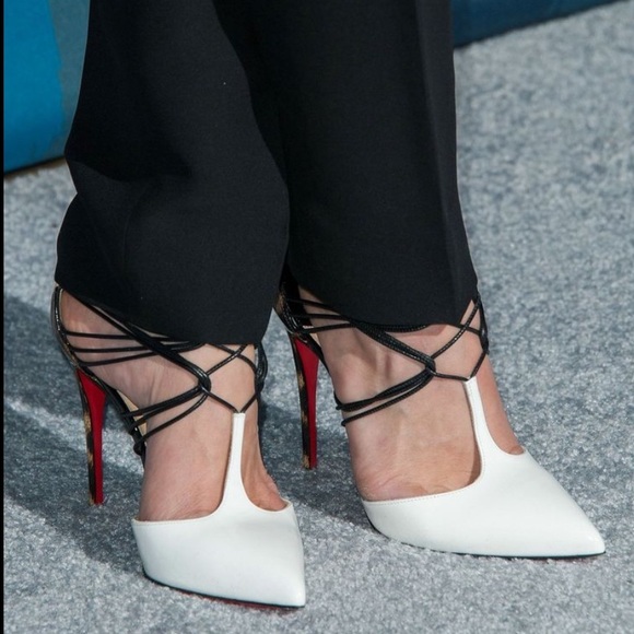 Christian Louboutin Confusa Heels Sz 37.5 - Picture 2 of 16